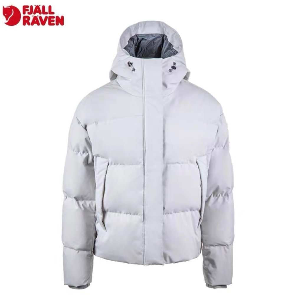 Fjallraven Women's Heavy Goose Down Jacket XS Light Grey Originally $570